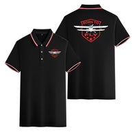 Thumbnail for Super Born To Fly Designed Stylish Polo T-Shirts (Double-Side)
