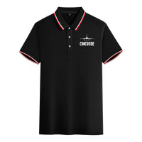 Thumbnail for Concorde & Plane Designed Stylish Polo T-Shirts
