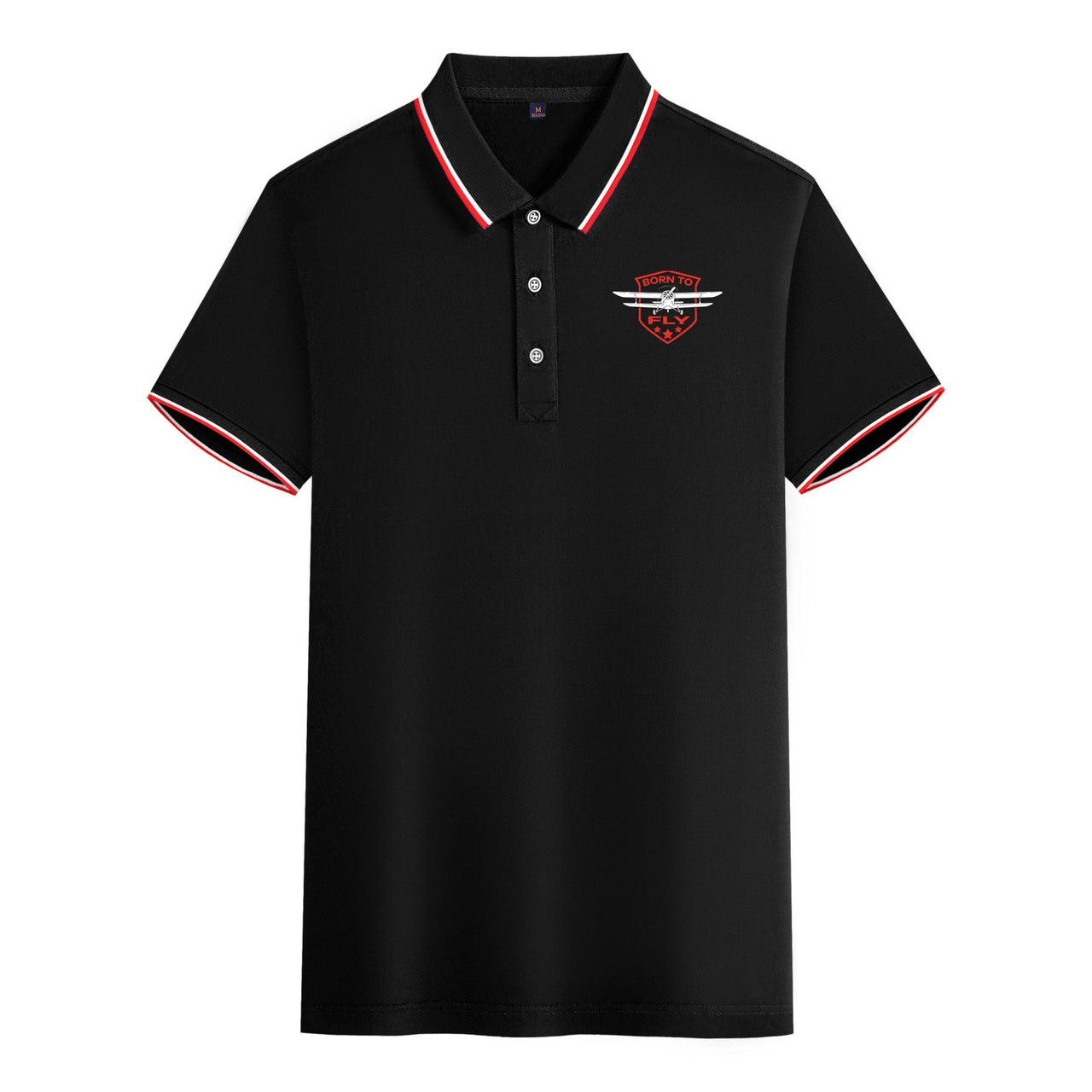 Super Born To Fly Designed Stylish Polo T-Shirts