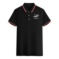 Thumbnail for Life is a journey Enjoy the Flight Designed Stylish Polo T-Shirts