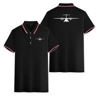 Thumbnail for ATR-72 Silhouette Designed Stylish Polo T-Shirts (Double-Side)