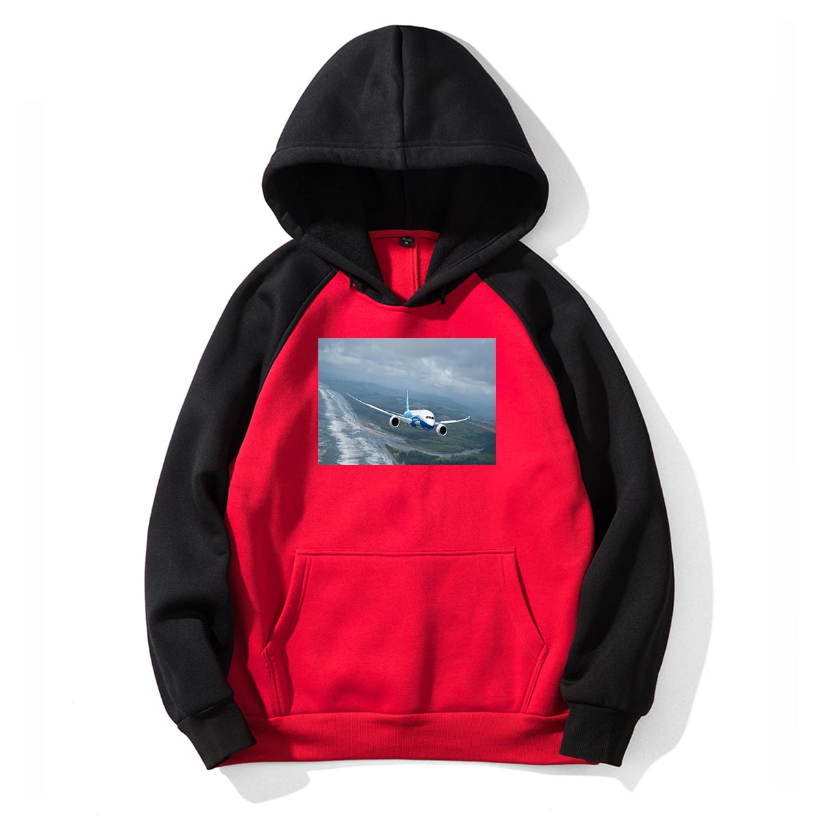 Cruising Boeing 787 Designed Colourful Hoodies