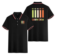 Thumbnail for Colourful Cabin Crew Designed Stylish Polo T-Shirts (Double-Side)