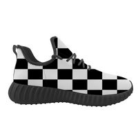 Thumbnail for Black & White Boxes Designed Sport Sneakers & Shoes (MEN)