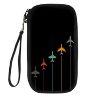 Thumbnail for Black & White Super Travel Icons Black Dreamliner Designed Travel Cases & Wallets