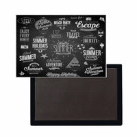 Thumbnail for Black & White Super Travel Icons Designed Magnets