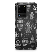Thumbnail for Black & White Super Travel Icons Samsung S & Note Cases