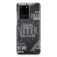 Thumbnail for Black & White Super Travel Icons Samsung S & Note Cases