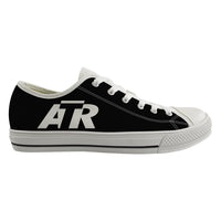 Thumbnail for ATR & Text Designed Canvas Shoes (Women)