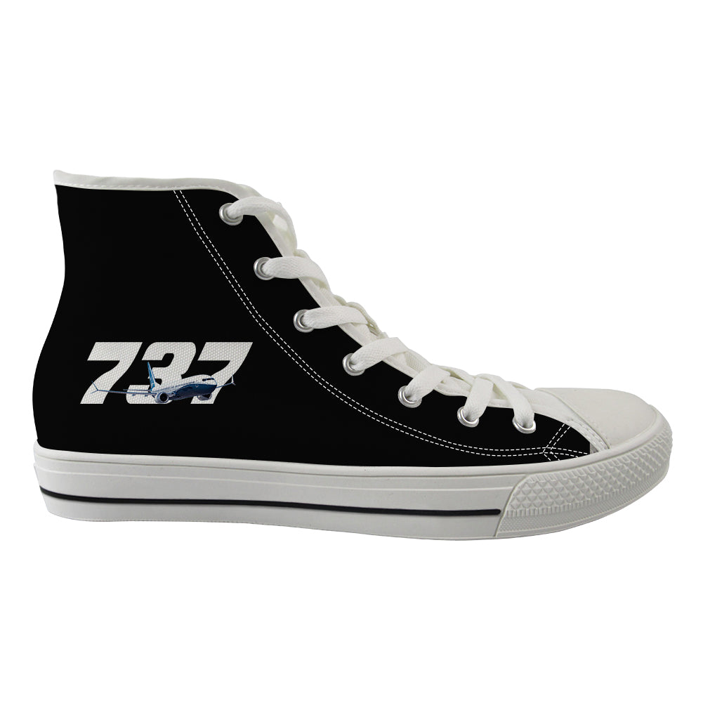 Super Boeing 737 Designed Long Canvas Shoes (Women)