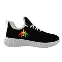 Thumbnail for Colourful 3 Airplanes Designed Sport Sneakers & Shoes (MEN)