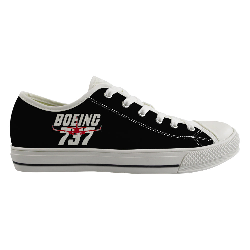 Amazing Boeing 737 Designed Canvas Shoes (Women)