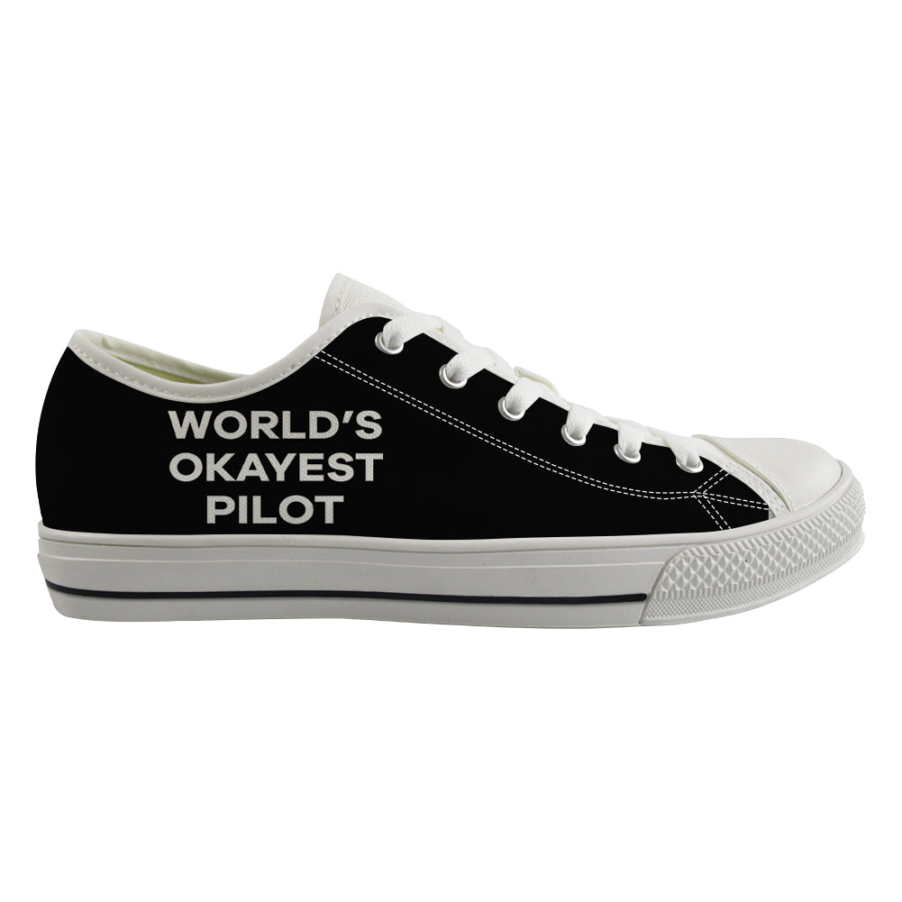 World's Okayest Pilot Designed Canvas Shoes (Men)