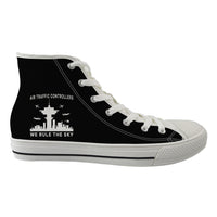 Thumbnail for Air Traffic Controllers - We Rule The Sky Designed Long Canvas Shoes (Men)