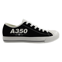 Thumbnail for Super Airbus A350 Designed Canvas Shoes (Men)