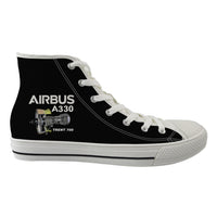 Thumbnail for Airbus A330 & Trent 700 Engine Designed Long Canvas Shoes (Women)
