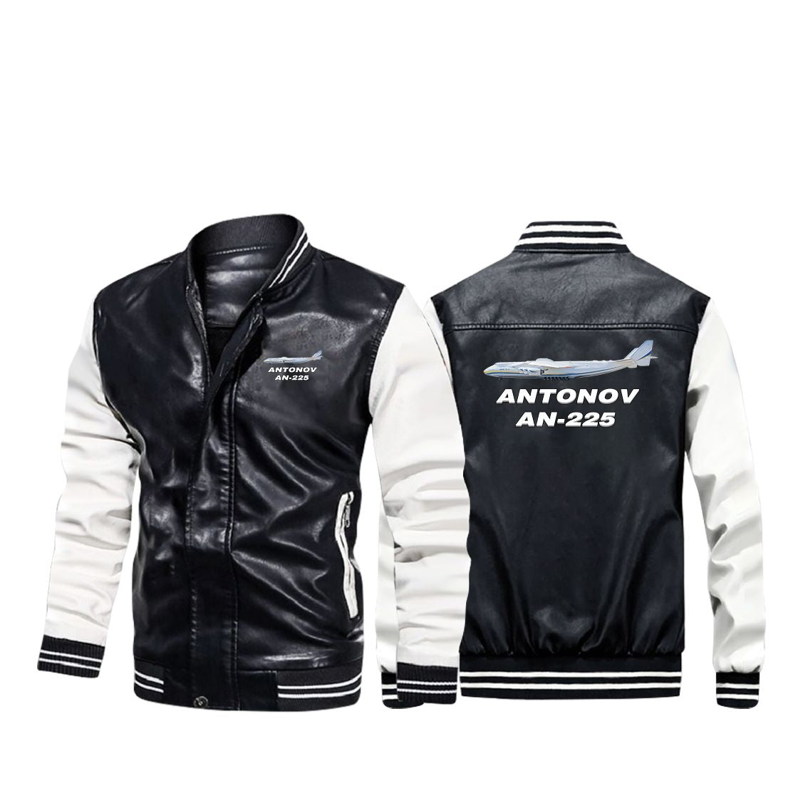 The Antonov AN-225 Designed Stylish Leather Bomber Jackets