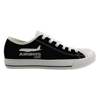 Thumbnail for Airbus A320 Printed Designed Canvas Shoes (Men)