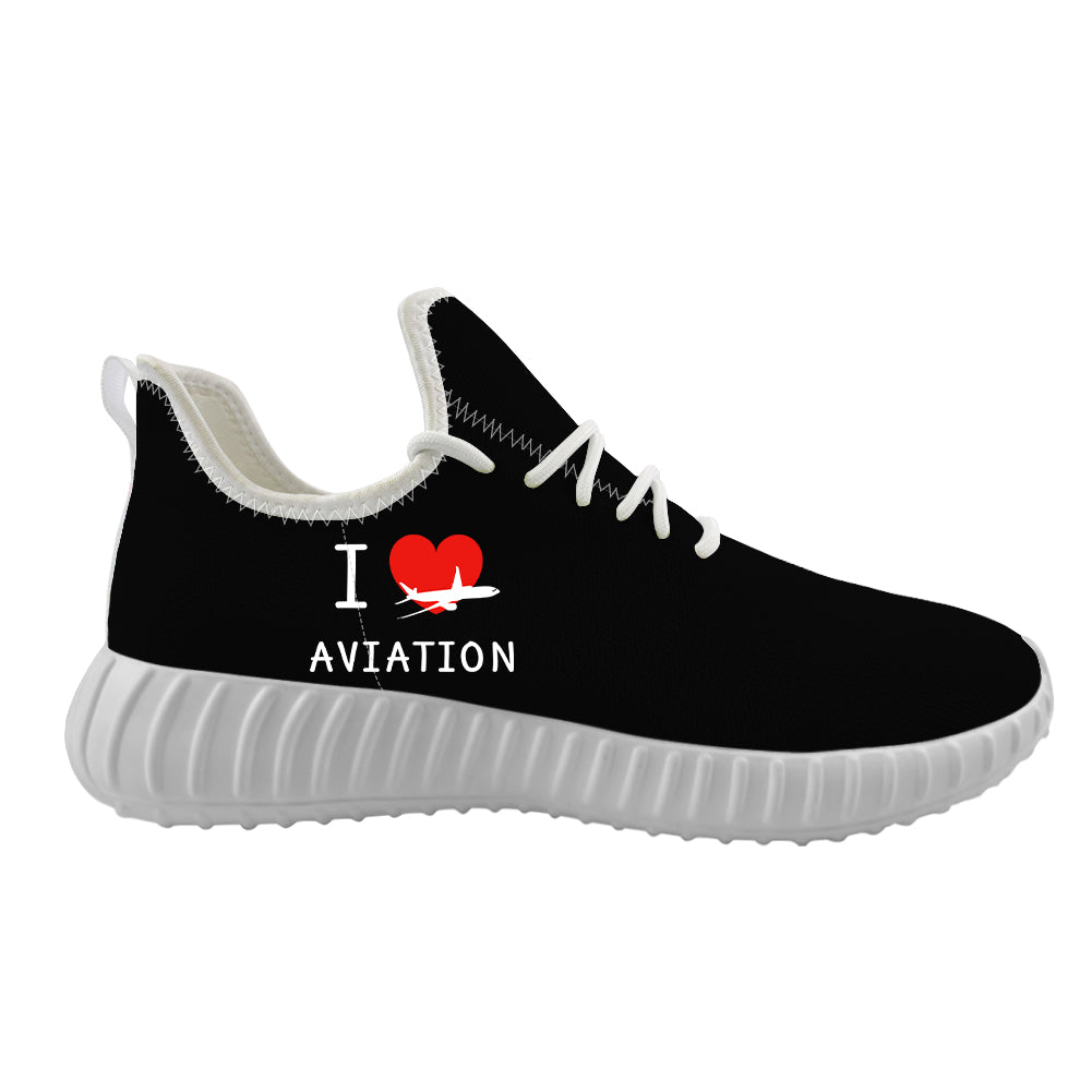 I Love Aviation Designed Sport Sneakers & Shoes (MEN)