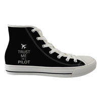 Thumbnail for Trust Me I'm a Pilot 2 Designed Long Canvas Shoes (Women)