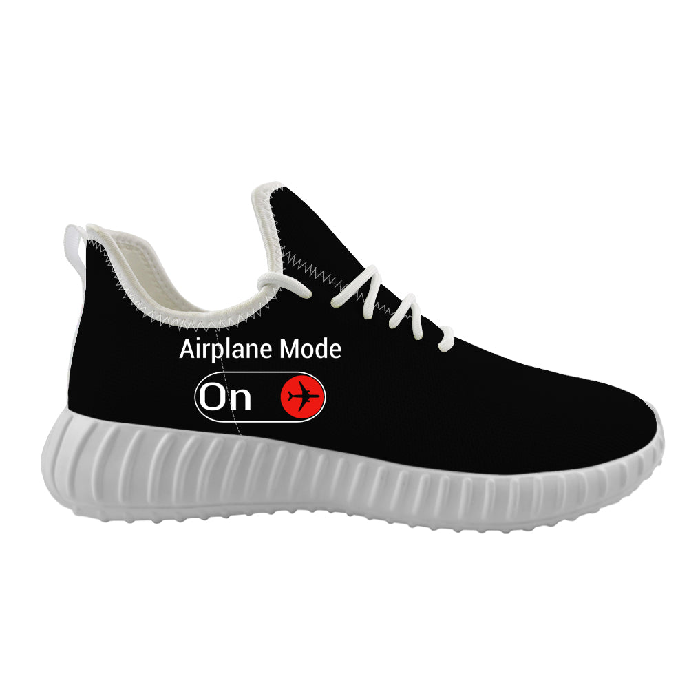 Airplane Mode On Designed Sport Sneakers & Shoes (WOMEN)