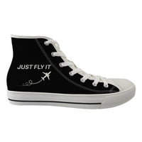 Thumbnail for Just Fly It Designed Long Canvas Shoes (Women)
