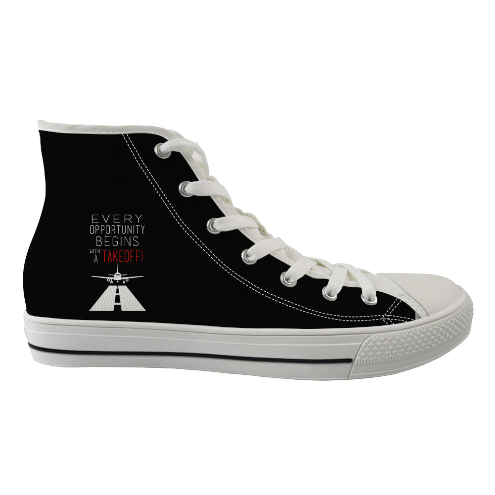 Every Opportunity Designed Long Canvas Shoes (Men)