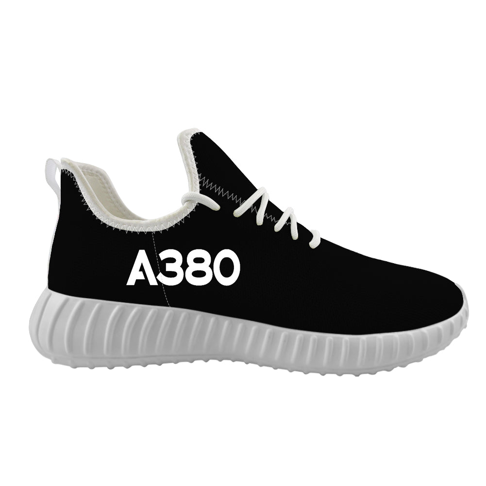 A380 Flat Text Designed Sport Sneakers & Shoes (WOMEN)