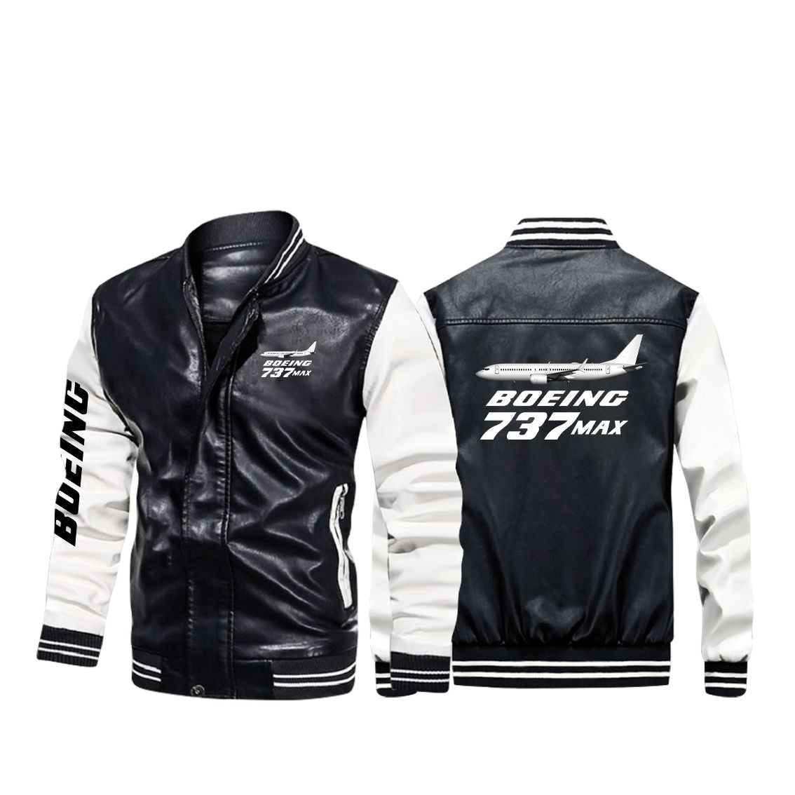 The Boeing 737Max Designed Stylish Leather Bomber Jackets