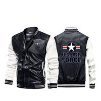 Thumbnail for US Air Force Designed Stylish Leather Bomber Jackets