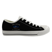 Thumbnail for Your Captain Is Speaking Designed Canvas Shoes (Men)