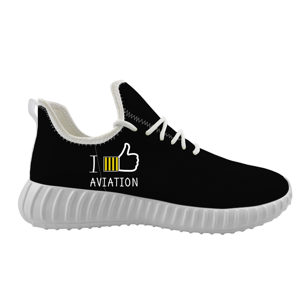 I Like Aviation Designed Sport Sneakers & Shoes (MEN)