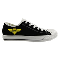 Thumbnail for Born To Fly & Badge Designed Canvas Shoes (Men)