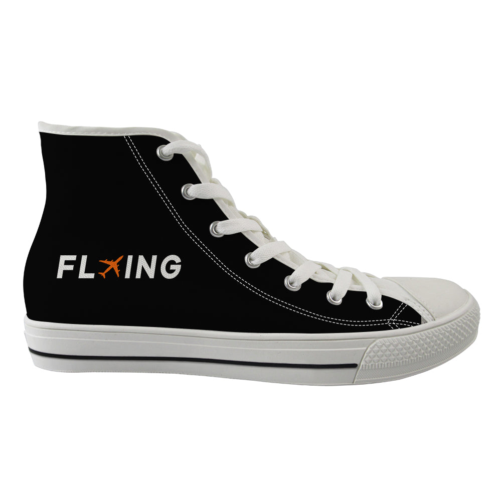 Flying Designed Long Canvas Shoes (Women)