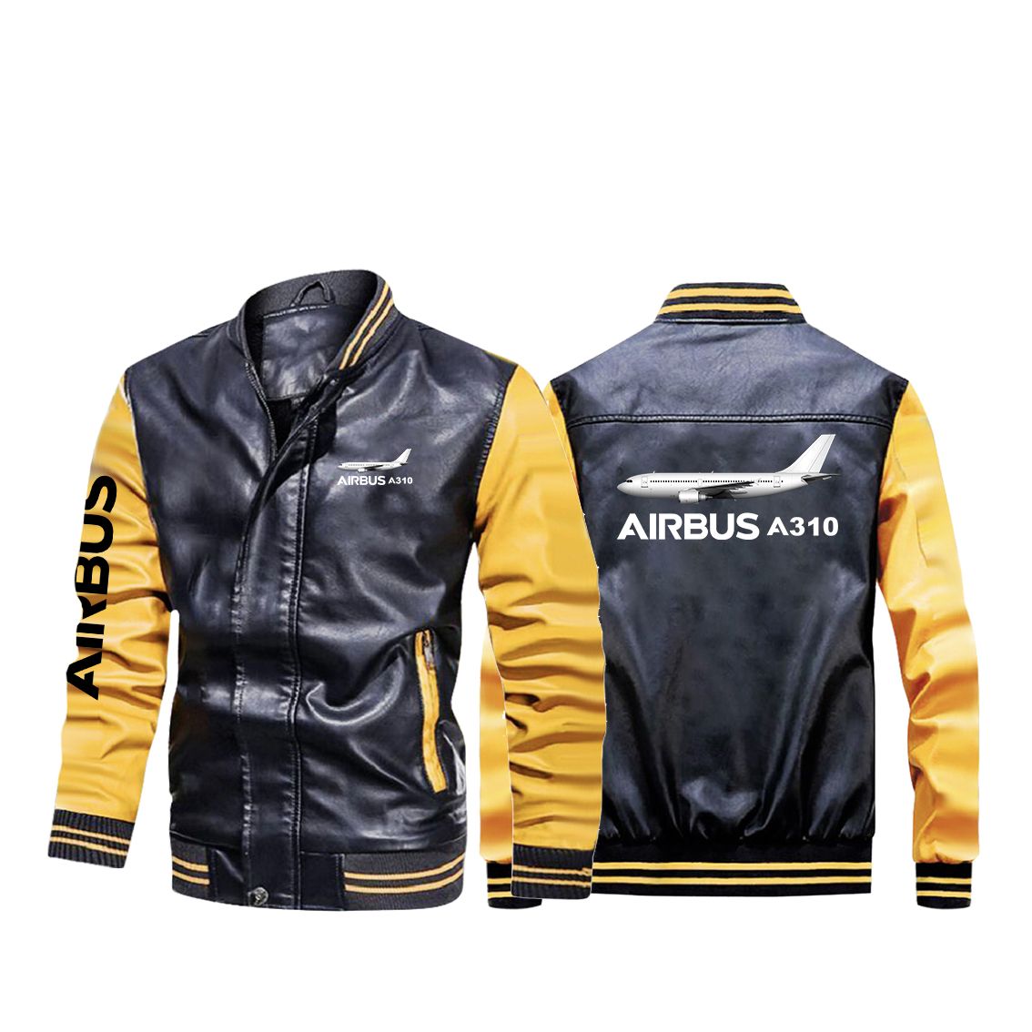 The Airbus A310 Designed Stylish Leather Bomber Jackets