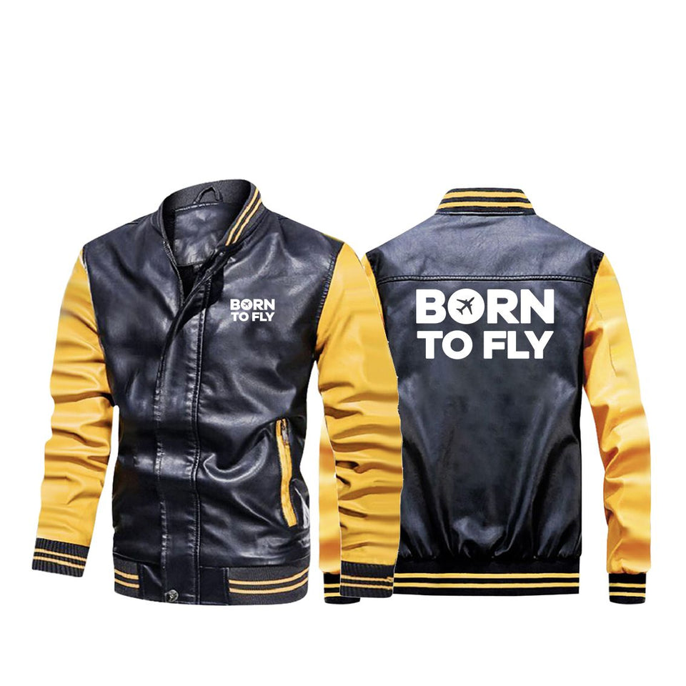 Born To Special Designed Leather Bomber Jackets – Aviation Shop