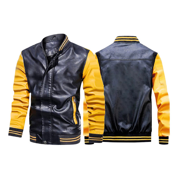 NO Design Super Quality Stylish Leather Bomber Jackets