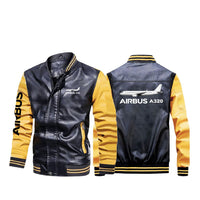 Thumbnail for The Airbus A320 Designed Stylish Leather Bomber Jackets