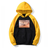 Thumbnail for American Airlines Boeing 767 Designed Colourful Hoodies