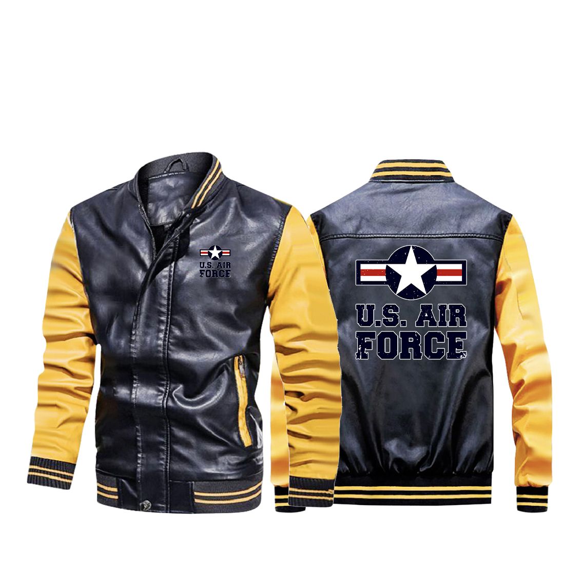 US Air Force Designed Stylish Leather Bomber Jackets