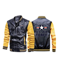 Thumbnail for US Air Force Designed Stylish Leather Bomber Jackets