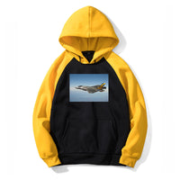 Thumbnail for Cruising Fighting Falcon F35 Designed Colourful Hoodies
