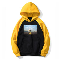 Thumbnail for Face to Face with Beautiful Jet Designed Colourful Hoodies