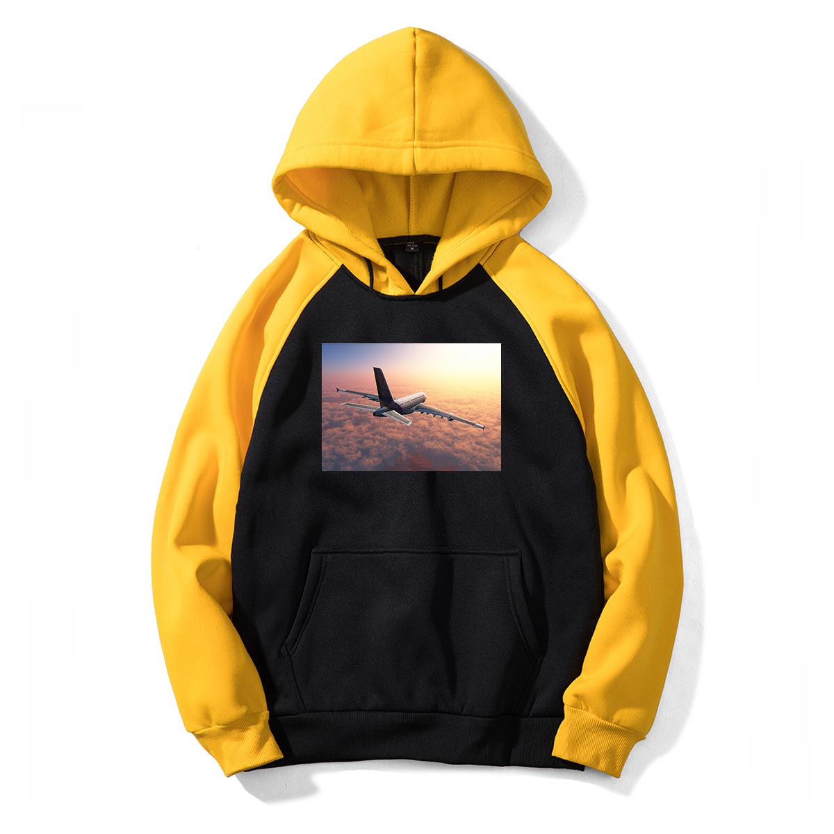 Super Cruising Airbus A380 over Clouds Designed Colourful Hoodies