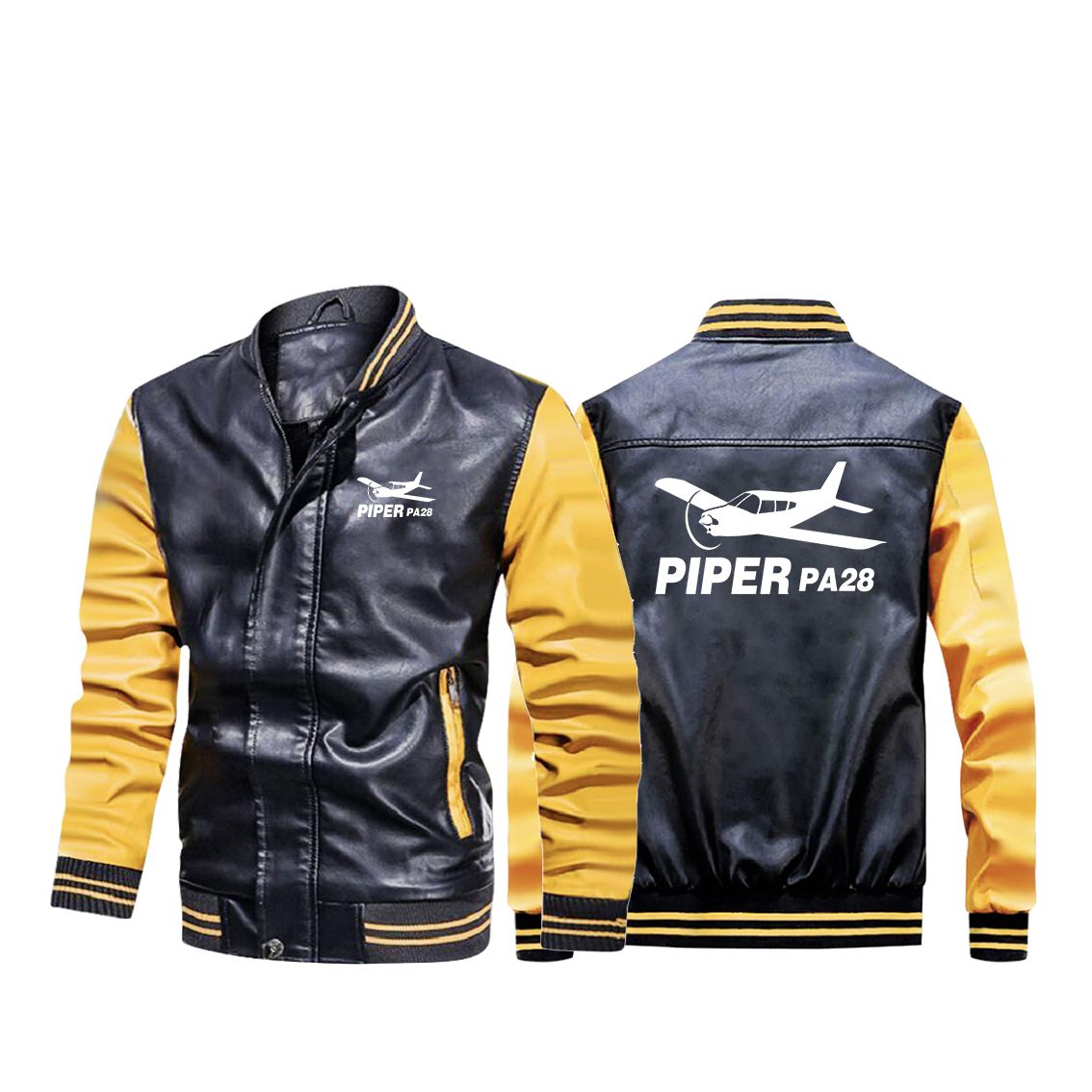The Piper PA28 Designed Stylish Leather Bomber Jackets