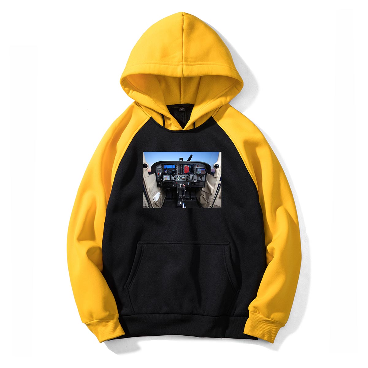 Cessna 172 Cockpit Designed Colourful Hoodies