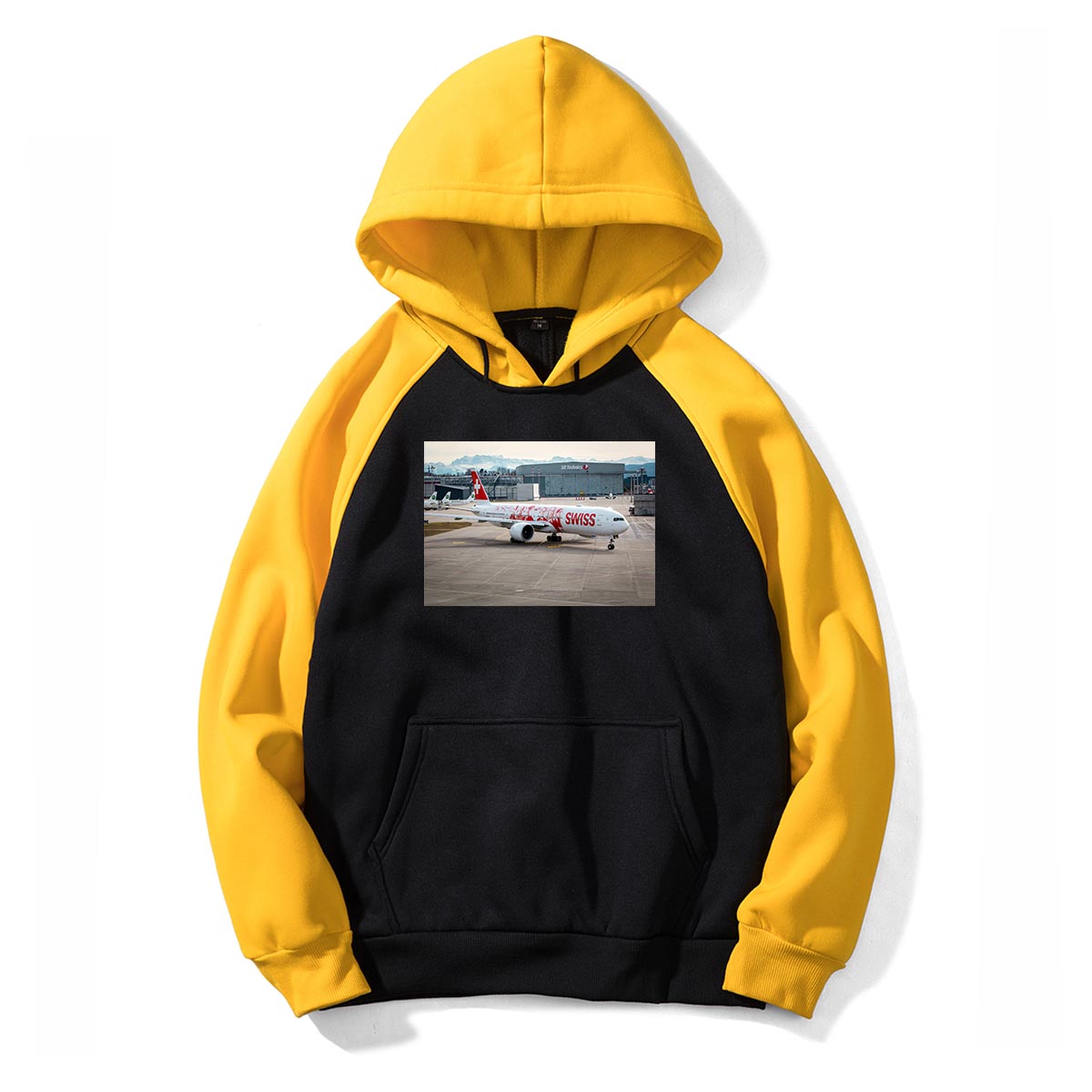 Boeing 777 Swiss Foto Designed Colourful Hoodies