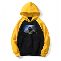 Thumbnail for Amazing Military Pilot Selfie Designed Colourful Hoodies