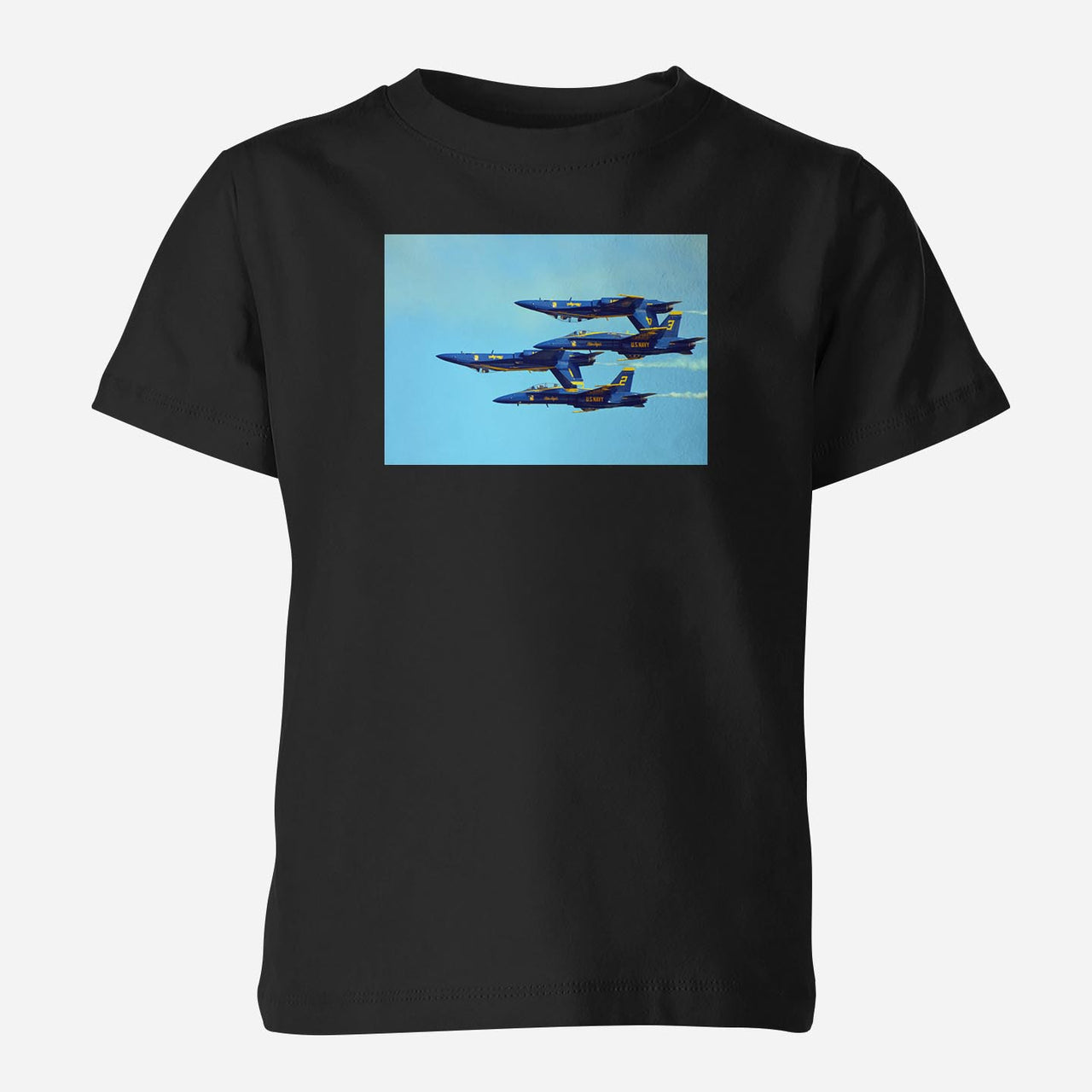 US Navy Blue Angels Designed Children T-Shirts