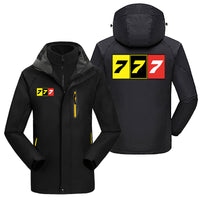 Thumbnail for Flat Colourful 777 Designed Thick Skiing Jackets